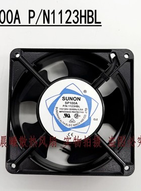 全新SUNON建准 SP100A P/N1123HBL 110/120V 0.26A 12CM 散热风扇