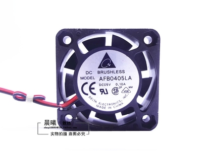 原装 台达4CM风扇 AFB0405LA 4010 5V 0.10A 双滚珠散热风扇