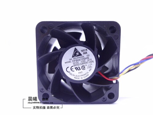 FFB0412SHN 4028 12V 0.45A PWM温控4线 1u2u服务器风扇 台达