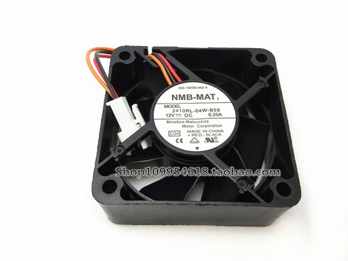 原装NMB 2410RL-04W-B59 6CM/厘米 6025 12V 0.20A DLP大屏幕风扇