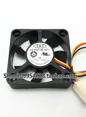 T&T 4010M12B 12F ND8 全新进口风扇 12V 0.16A 电脑 CP[U风扇