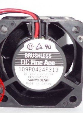 三洋/SANYO 109P0424F313 4厘米风扇 4028 4CM 24V 0.055A