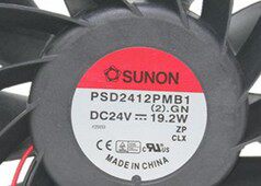 原装建准Sunon 12038PSD2412PMB1 DC24V19.2W 12CM变频器风扇