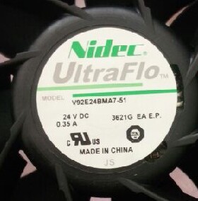 NIDEC 9238 24V 0.35A  V92E24BMA7-51 V92E24BS1A7-51 9038 风扇