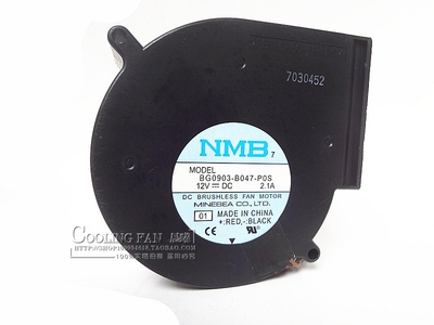 NMB 9733 12V 2.1A 9CM DELL CPU 涡轮风扇鼓风机BG0903-B047-00