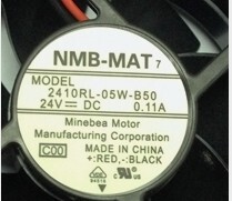 nmb 2410RL-05W-B50-coo  6025 24V 0.11A 6厘米静音变频散热风扇