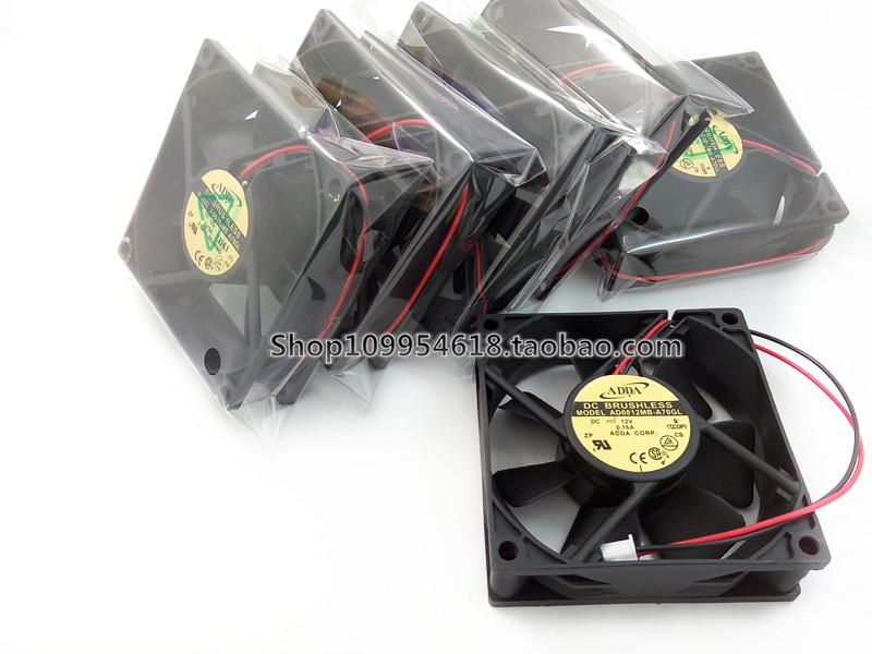 ADDA 8CM/厘米 静音机箱电源风扇 8025 12V 0.15A AD0812MB-A70GL