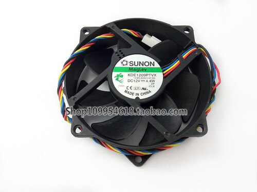 SUNON建准 9cm 9025 9225 4针磁浮机箱风扇 KDE1209PTVX 12V 4.4W