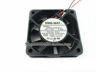 0.06A 12V风扇 6015 MAT 3线静音风扇 B19 6cm 04W NMB 2406KL