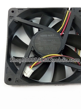 NMB 2806RL-09W-B19 7V 0.08A 7CM/厘米 7015 3线超静音 机箱风扇