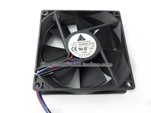 全新台达DELTA 9025 双滚珠风扇12V 0.6A AFB0912VH-R00 信号报警