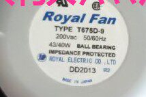 原装进口日本Royal Fan 17CM 17255 200V 43/40W散热风扇T675D-9