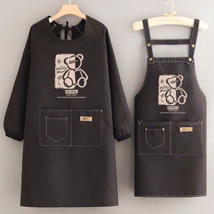 儿童美术生专用画画围裙帆布成人写毛笔字书法课学生罩衣小孩绘画