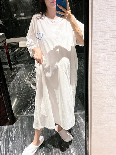 大码胖mm200斤长裙家居服