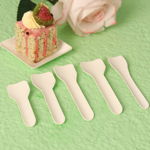 彩色一次性冰淇淋甜品勺9层加厚