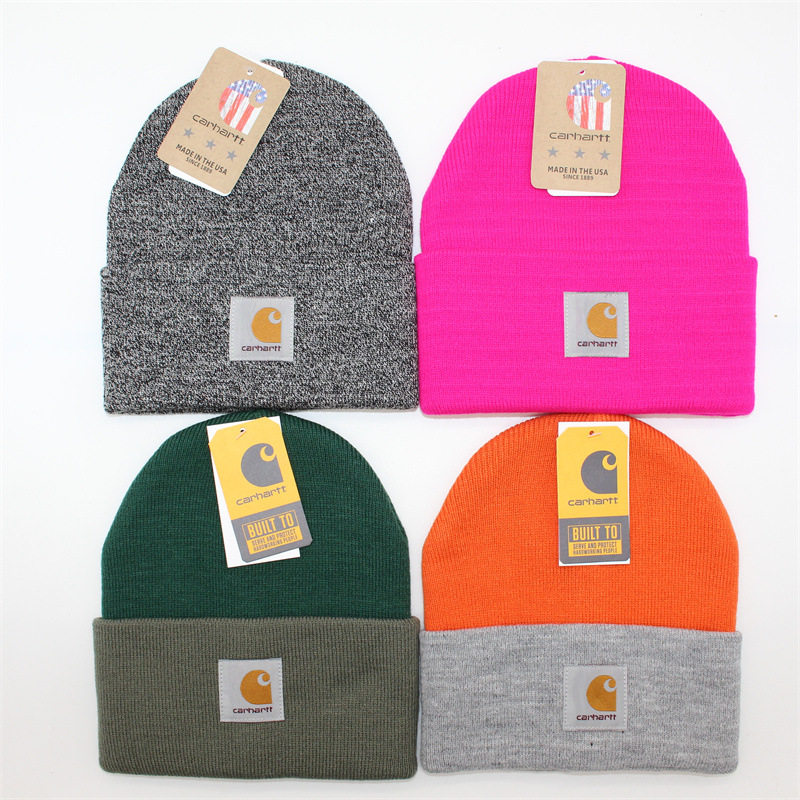 美式复古针织帽男女同款休闲百搭遮阳防晒盆帽