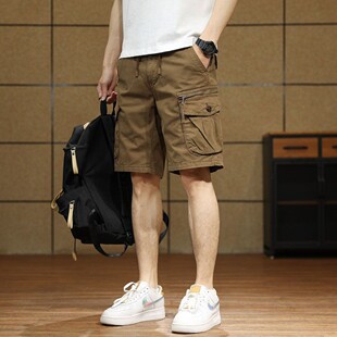 男夏季 痞帅户外五分裤 宽松大码 美式 2026新款 短裤 休闲中裤 高端工装