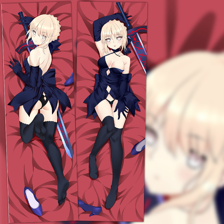 Fate动漫周边saber等身抱枕FGO吾