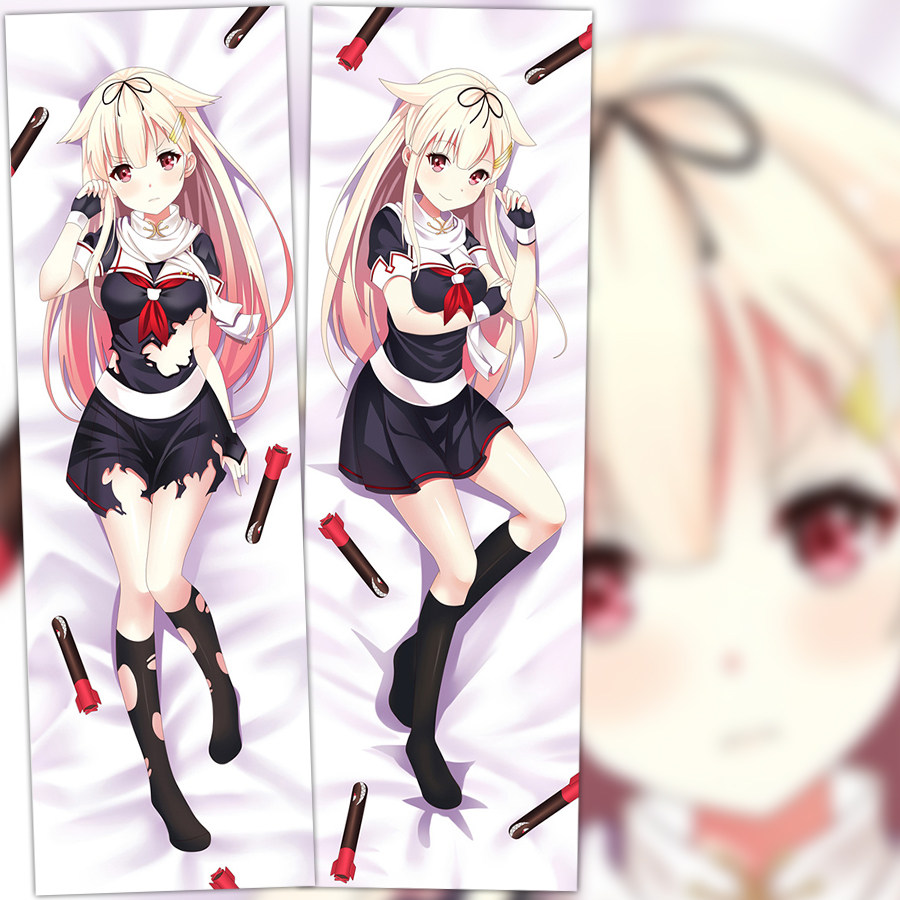 舰队collection 夕立 poi 2wt动漫等身抱枕
