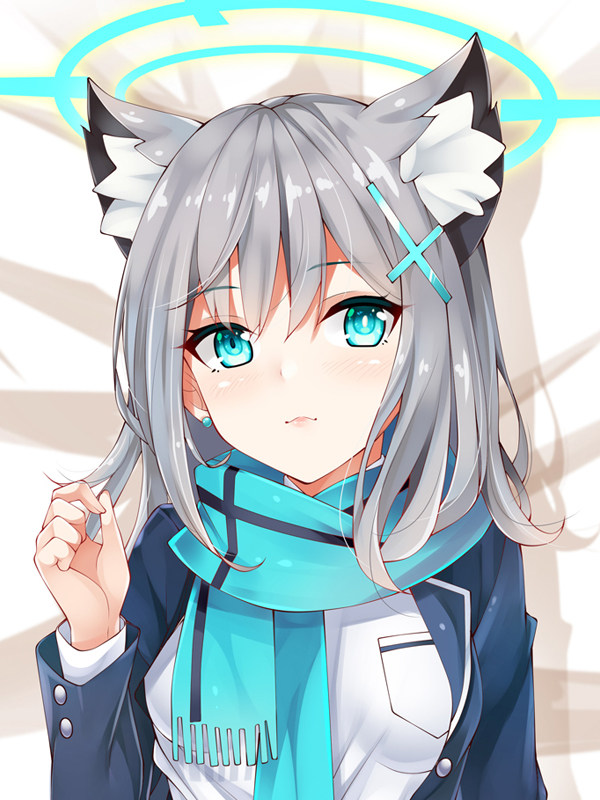 碧蓝档案砂狼白子周边等身抱枕套二次元动漫礼物定制长条靠枕定制