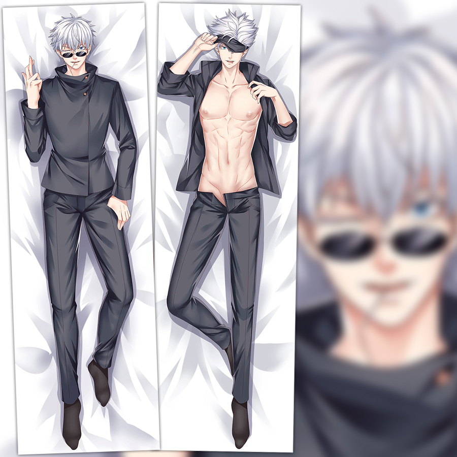 咒术回战周边五条悟等身抱枕套动