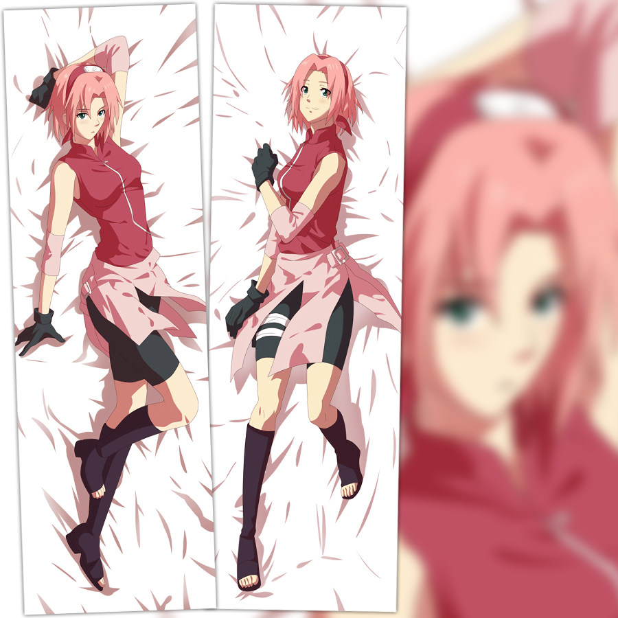 可来图定制火影忍者动漫等身抱枕套春野樱周边全身二次元枕芯定制