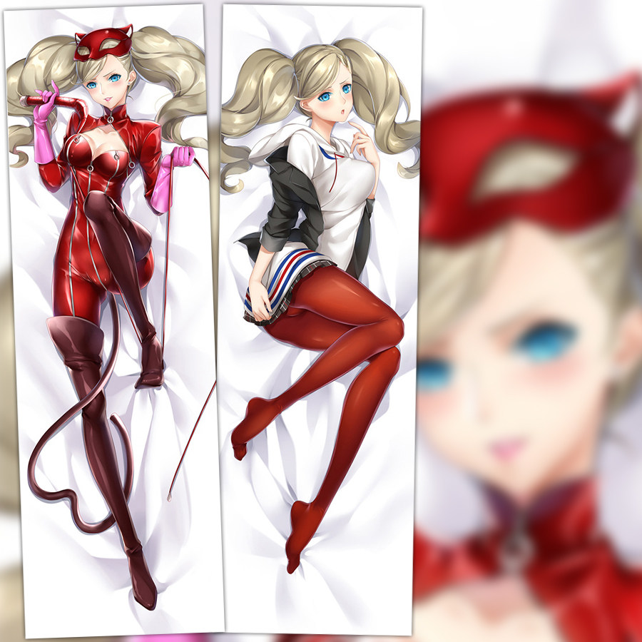 persona5 女神异闻录5 高卷杏 动漫双层等身抱枕 2wt抱枕套