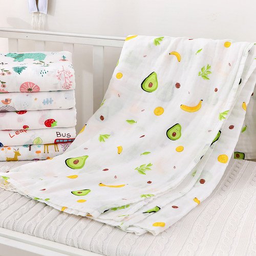 纱布宝宝超薄盖毯浴巾