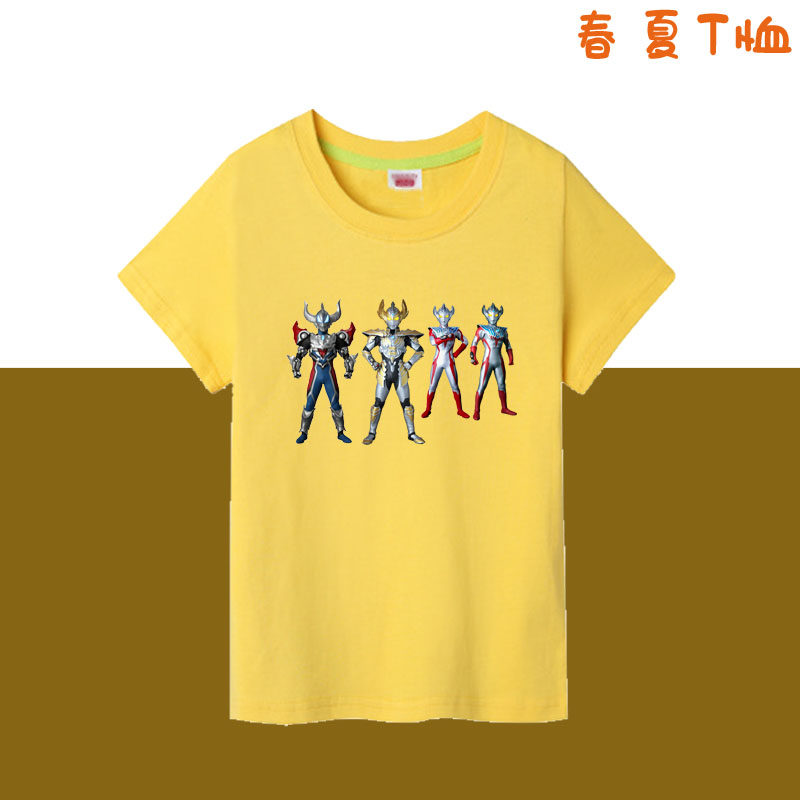 t恤泰迦短袖儿童装男衣服上衣女童亲子装学生游戏2026纯棉
