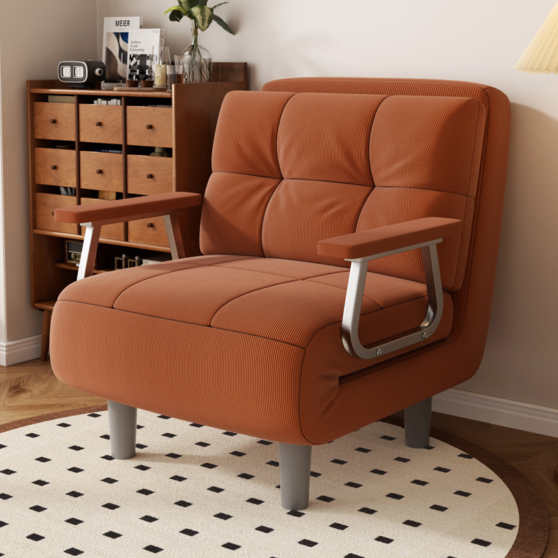 沙发床折叠两用2025新款复古小户型客厅阳台单双人可伸缩沙发床