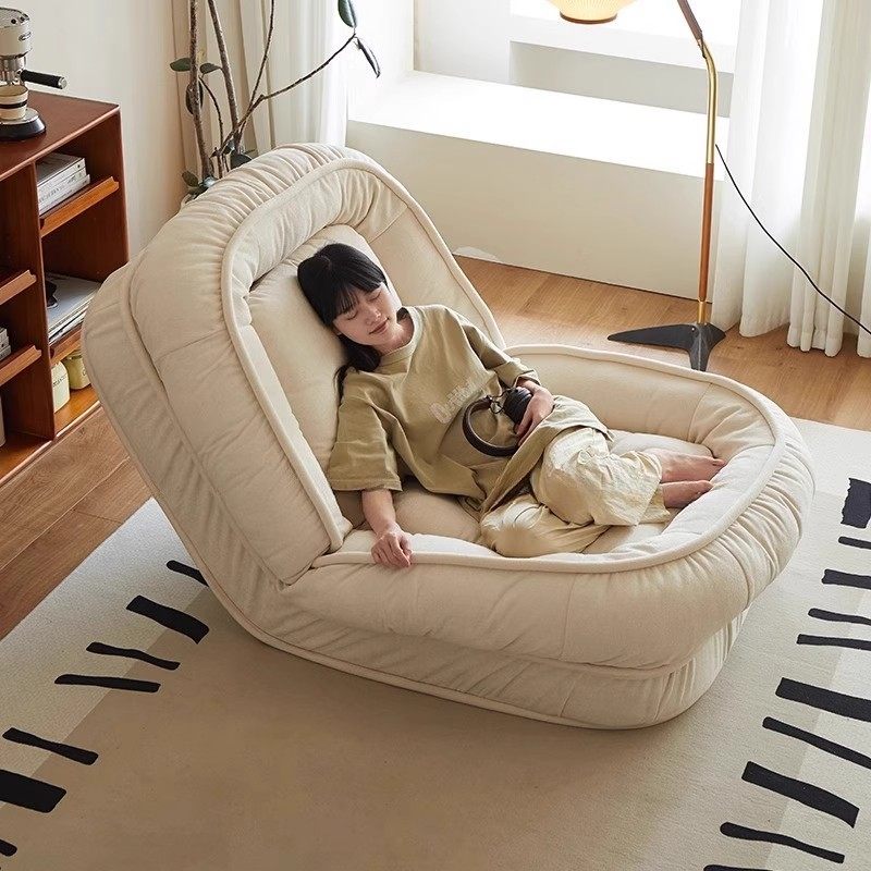 巨型人类狗窝懒人沙发可躺可睡折叠榻榻米窝窝椅沙发床小户型卧室