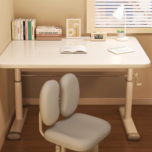 升降学习桌小学生家用儿童书桌矫正坐姿作业专用桌子写字桌椅套装