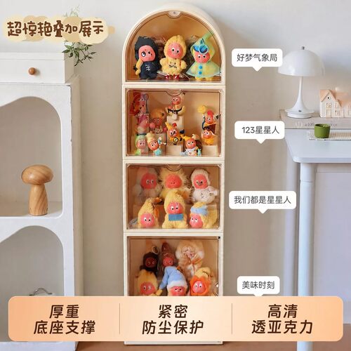 盲盒手办透明亚克力防尘展示柜