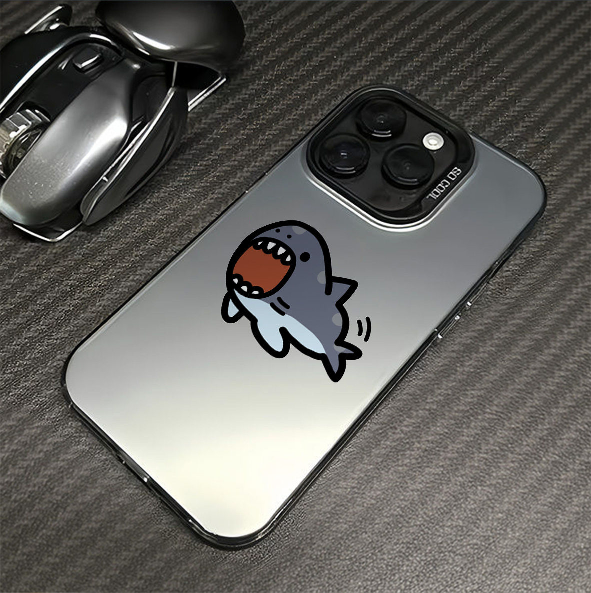 简约高级鲨鱼苹果手机壳