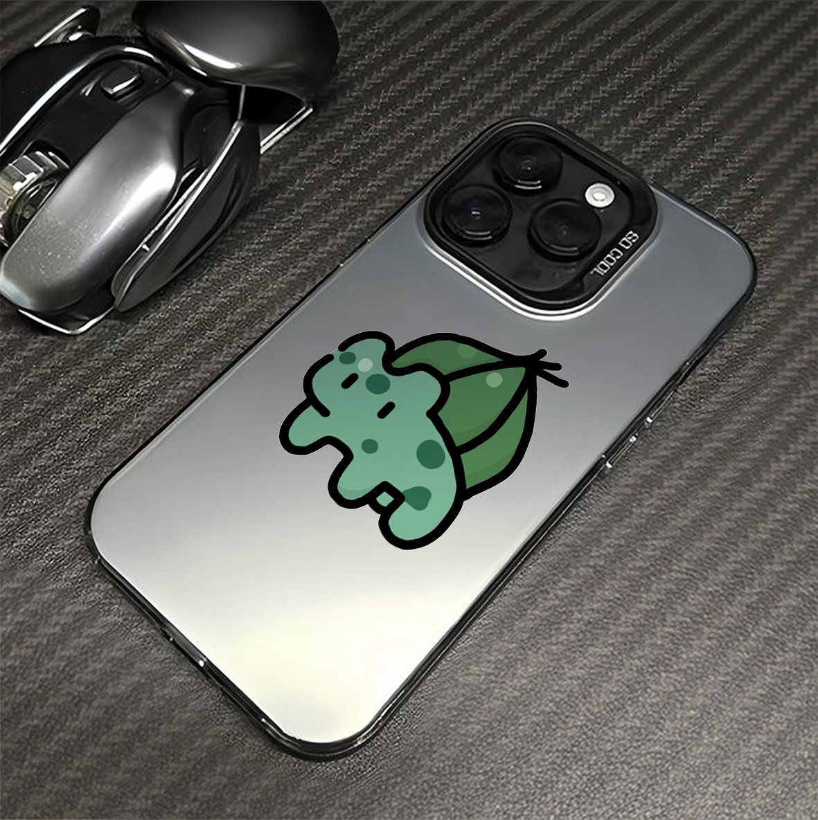 趣味妙蛙种子适用于苹果15promax手机壳2024新款14情侣13卡通可爱12