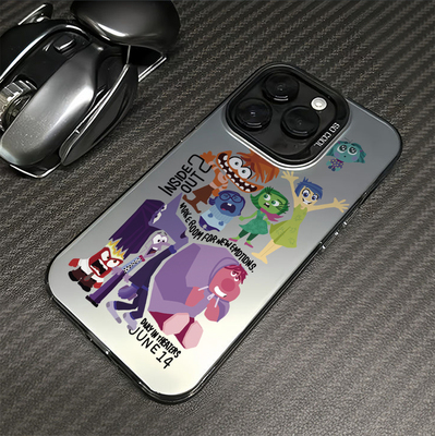 头脑特工队适用苹果15promax手机壳iPhone14卡通13新款12情侣少女pro可爱17网红plus动漫镭射xs小众x防摔硬壳