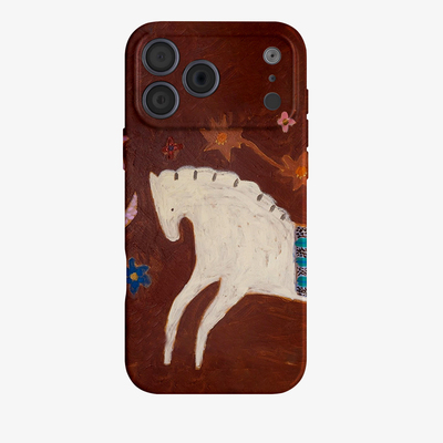 复古油画小马适用苹果17promax手机壳iPhone16二合一菲林12新年款11情侣14网红13本命年15plus全包xs防摔硬壳