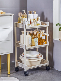 浴室储物架浴室洗脸盆架阳台浴室塑料厨房蔬菜储物架多层地立式