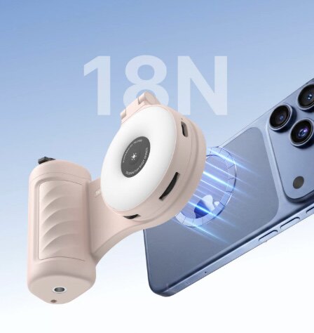 TELESIN 手机摄影手柄补光灯套装无极变焦安卓稳定器美颜补光灯