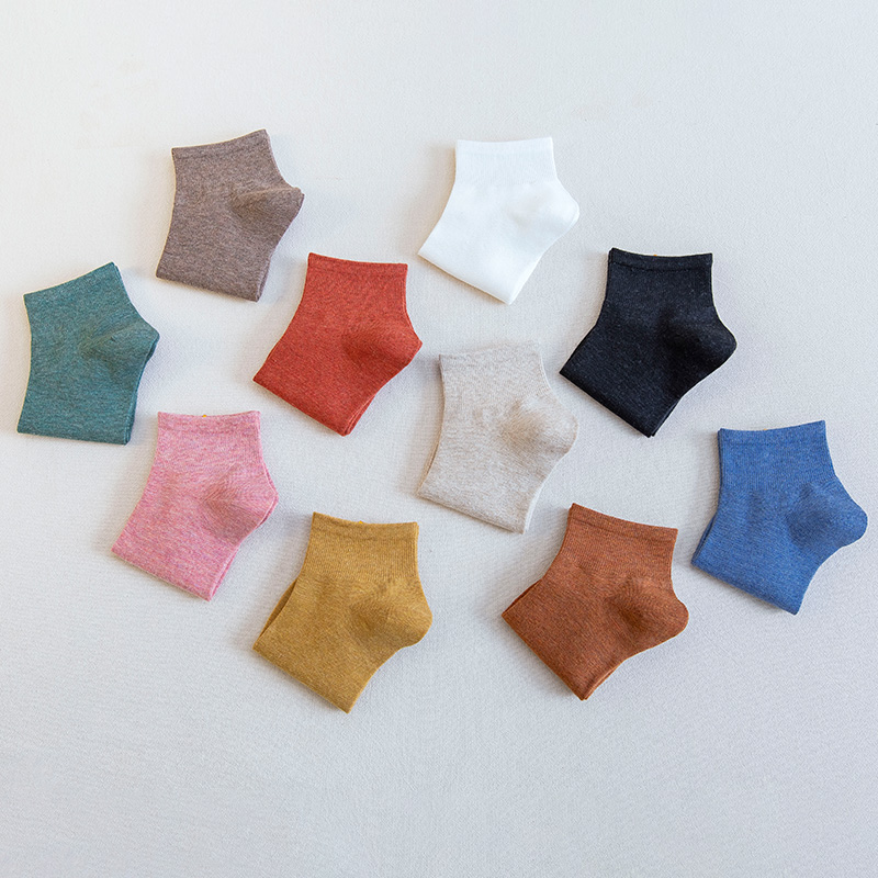 袜子女短袜春秋纯棉潮秋冬全棉