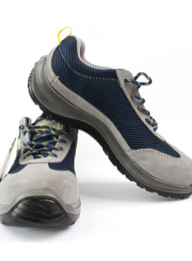 代尔塔 301219 彩虹系列透气劳保安全鞋耐磨耐油防砸防穿刺安全鞋