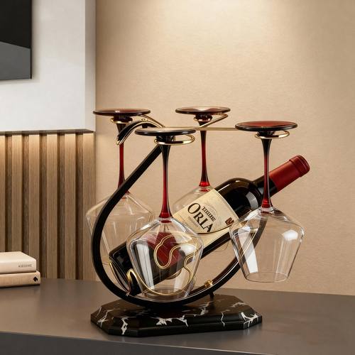轻奢高档红酒杯架套装
