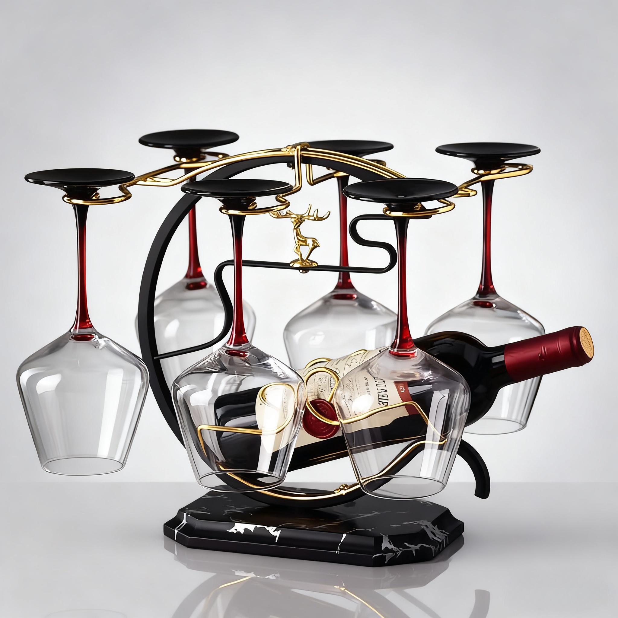创意红酒杯架摆件套装