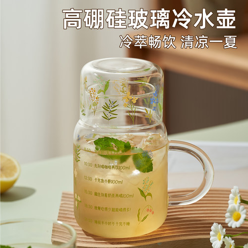 2026新款高硼硅玻璃杯带盖杯子