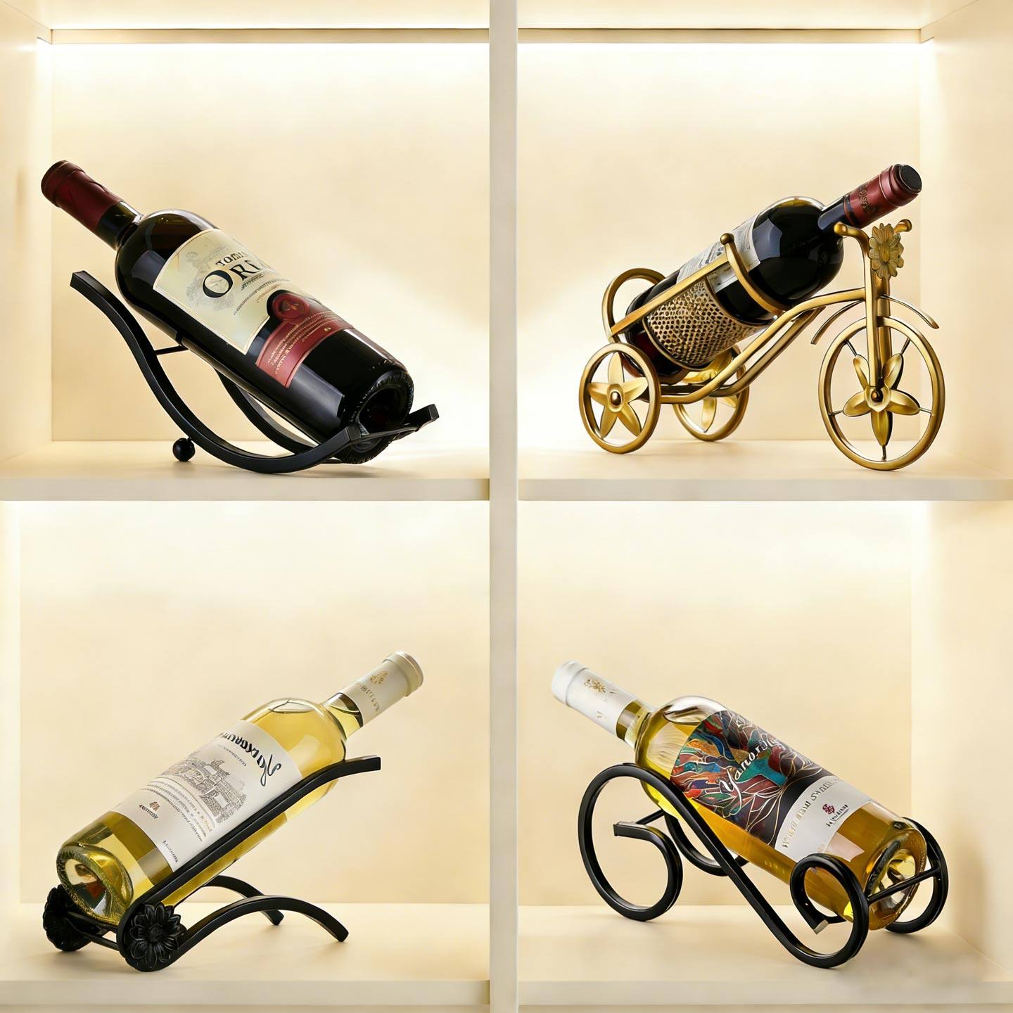 红酒酒瓶置物架子斜放架托收纳架家用酒柜柜内桌面红酒展示收纳架,收纳整理,红酒架,淘宝优惠券,粉丝福利购,淘宝优惠卷