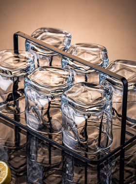 威士忌酒杯家用洋酒杯套装欧式水晶酒杯酒吧高颜值创意啤酒酒杯子