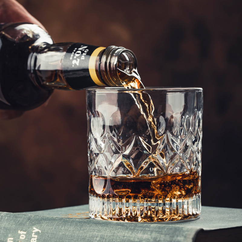 威士忌酒杯套装家用洋酒杯子啤酒杯玻璃古典杯水晶杯创意酒吧酒具