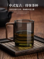 Ретро глянцевая чашка со стаканом, комплект, китайский стиль