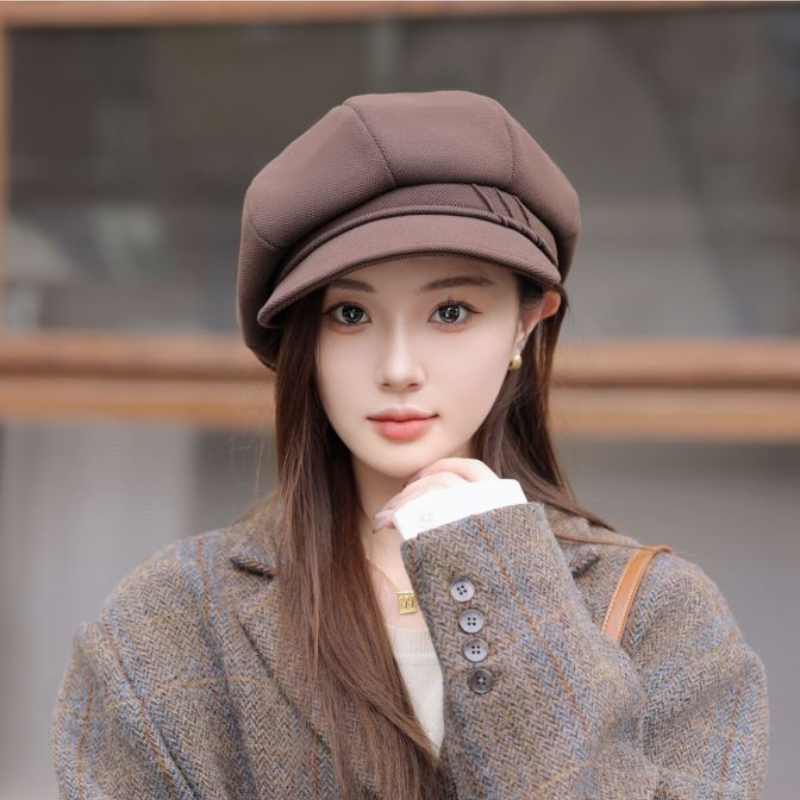 贝雷帽逛街时尚女冬季帽子