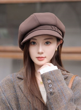贝雷帽逛街时尚女冬季帽子